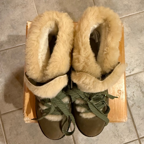 Women’s leather hiking boots - Picture 4 of 7